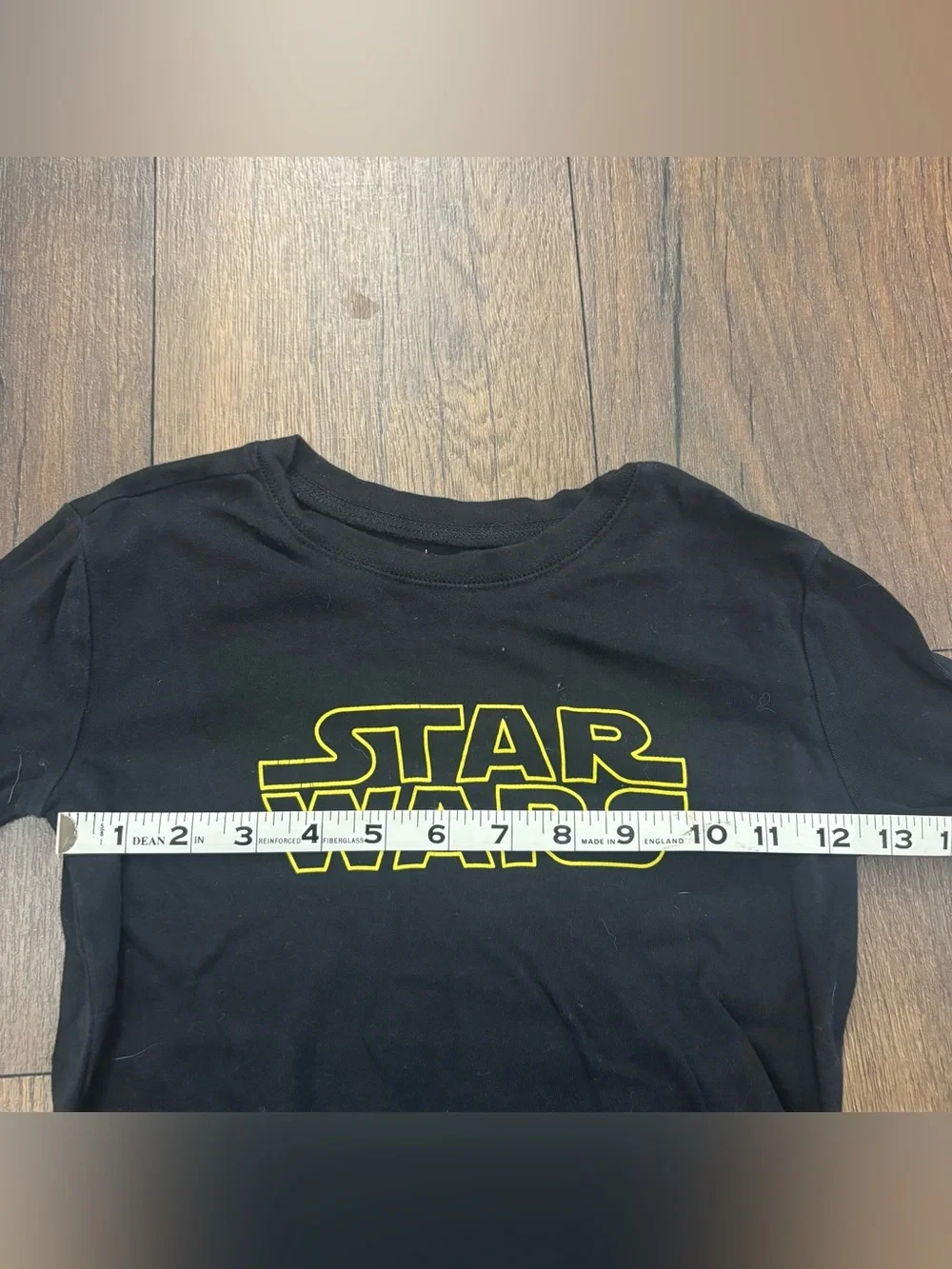 Gap Organic Cotton Black Star Wars Long Sleeve Pajama Sleep Shirt, Size 10